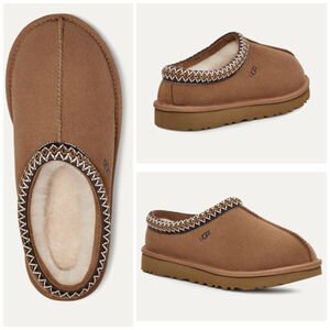 WOMEN'S UGG TASMAN CHESTNUT SLIPPERS SIZE 10